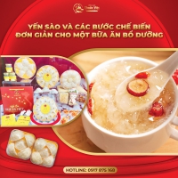 Cách chưng yến với táo đỏ đường phèn dễ làm tại nhà