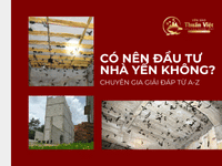 Hướng dẫn sửa chữa âm thanh, ánh sáng, độ ẩm cho nhà yến đạt chuẩn