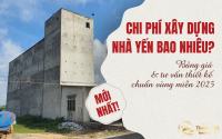 Chi phí xây dựng nhà yến bao nhiêu? Bảng giá & tư vấn thiết kế chuẩn vùng miền 2025