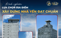 Kinh nghiệm lựa chọn địa điểm xây dựng nhà yến đạt chuẩn
